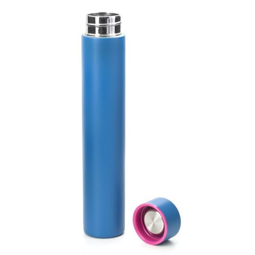 termo slim bottle azul