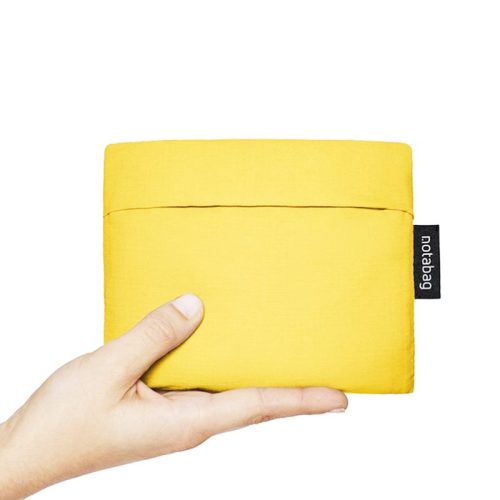 Bolsa-mochila plegable para niños Amarilla pocket
