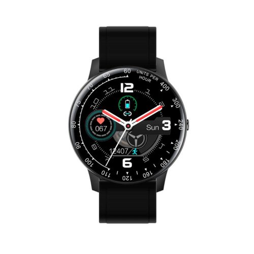 reloj smart watch times square radiant pulsera actividad negro