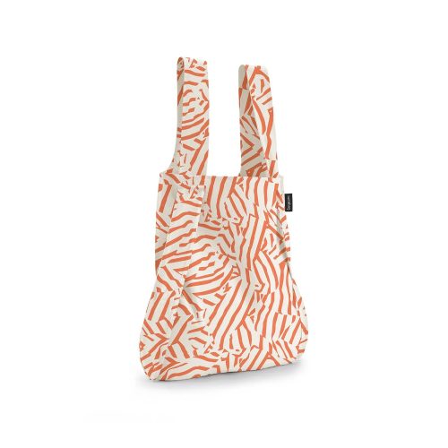 bolsa mochila plegable Notabag Peach Twist Naranja trasera