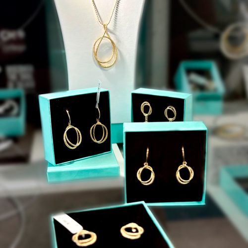 colección Zoe de Orfega en plata de ley con baño de oro